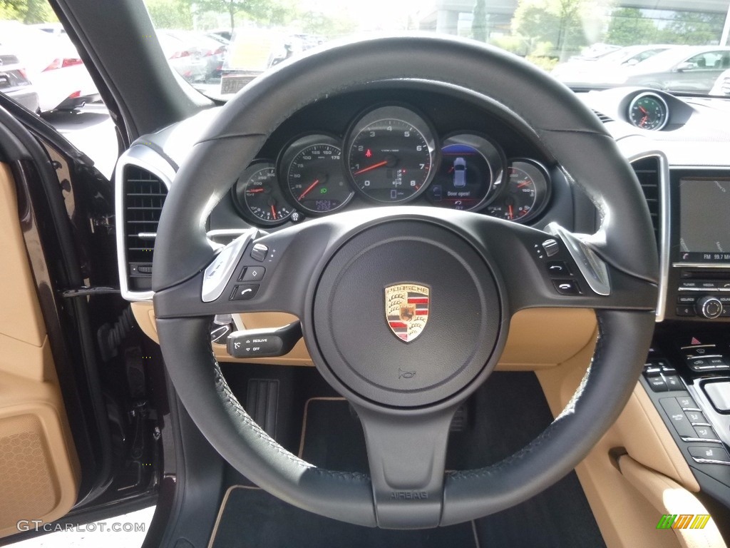 2014 Cayenne Platinum Edition - Mahogany Metallic / Black/Luxor Beige photo #17