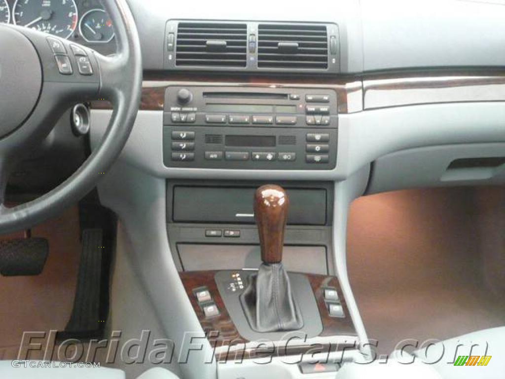 2002 3 Series 330i Coupe - Grey Green Metallic / Black photo #16