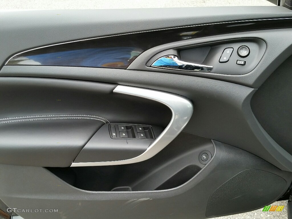 2017 Buick Regal Sport Touring Ebony Door Panel Photo #115577207