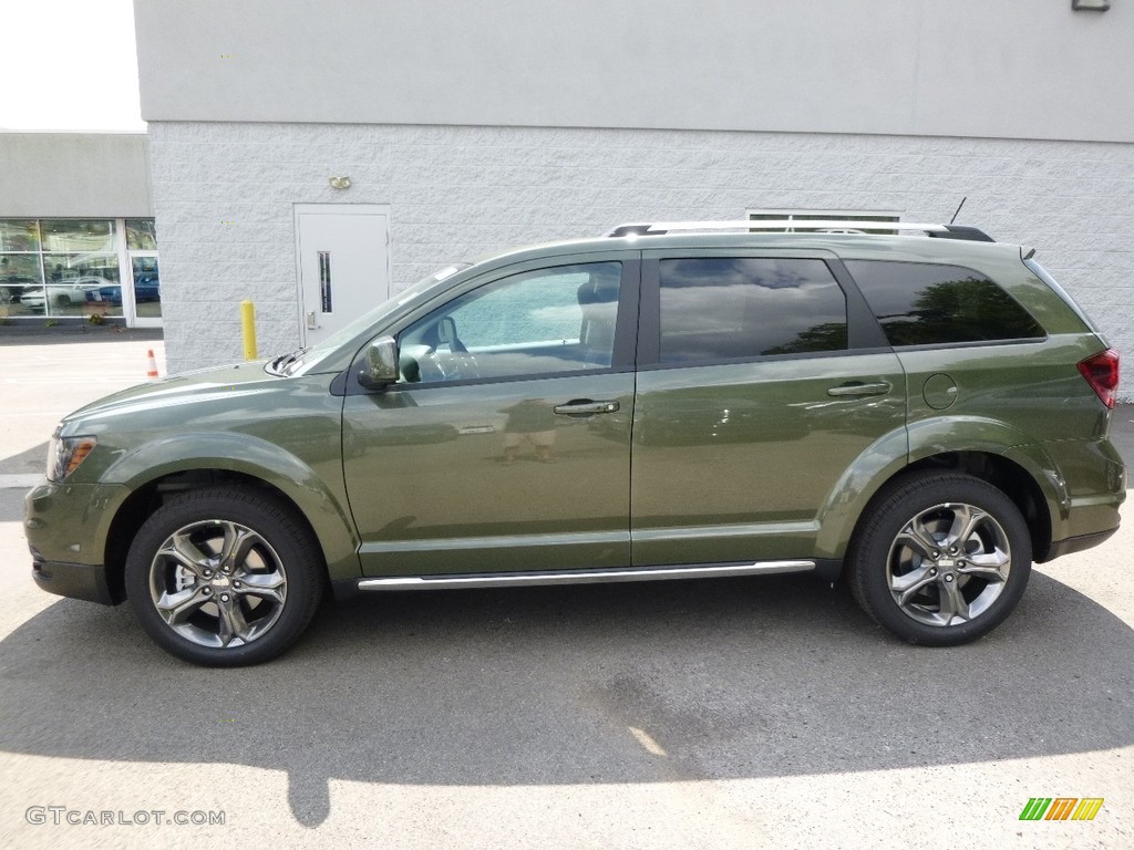 Olive Green 2017 Dodge Journey Crossroad AWD Exterior Photo #115577537