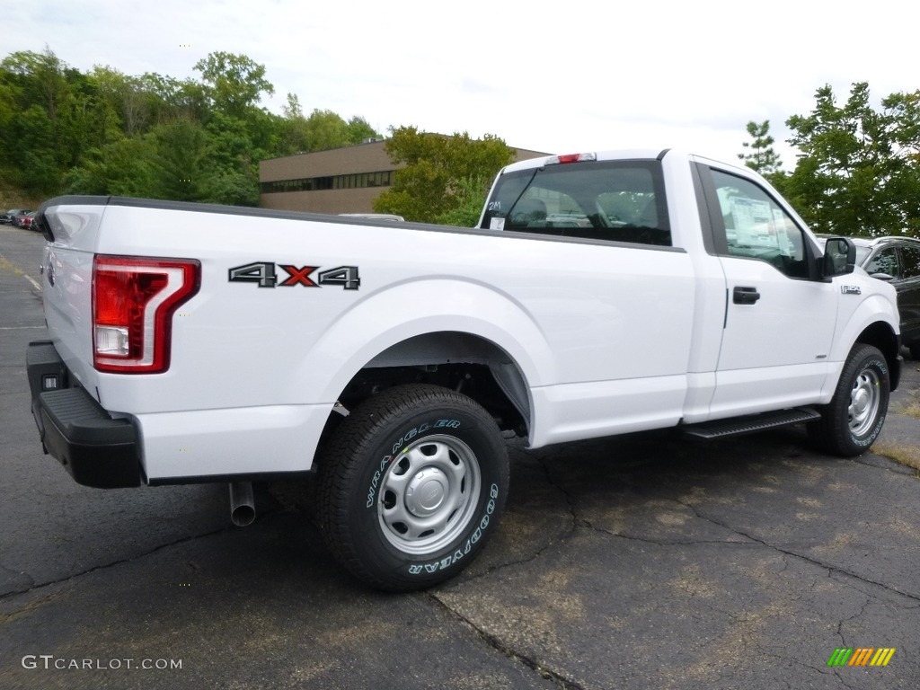 2016 F150 XL Regular Cab 4x4 - Oxford White / Medium Earth Gray photo #2