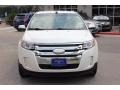 2012 White Platinum Metallic Tri-Coat Ford Edge Limited  photo #2