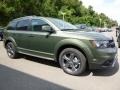 Olive Green 2017 Dodge Journey Crossroad AWD Exterior