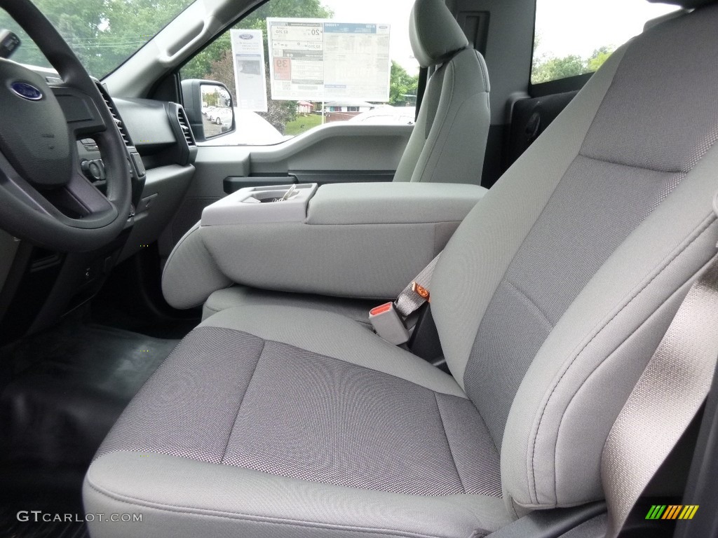 2016 F150 XL Regular Cab 4x4 - Oxford White / Medium Earth Gray photo #7