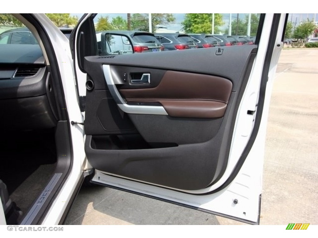 2012 Edge Limited - White Platinum Metallic Tri-Coat / Sienna photo #25