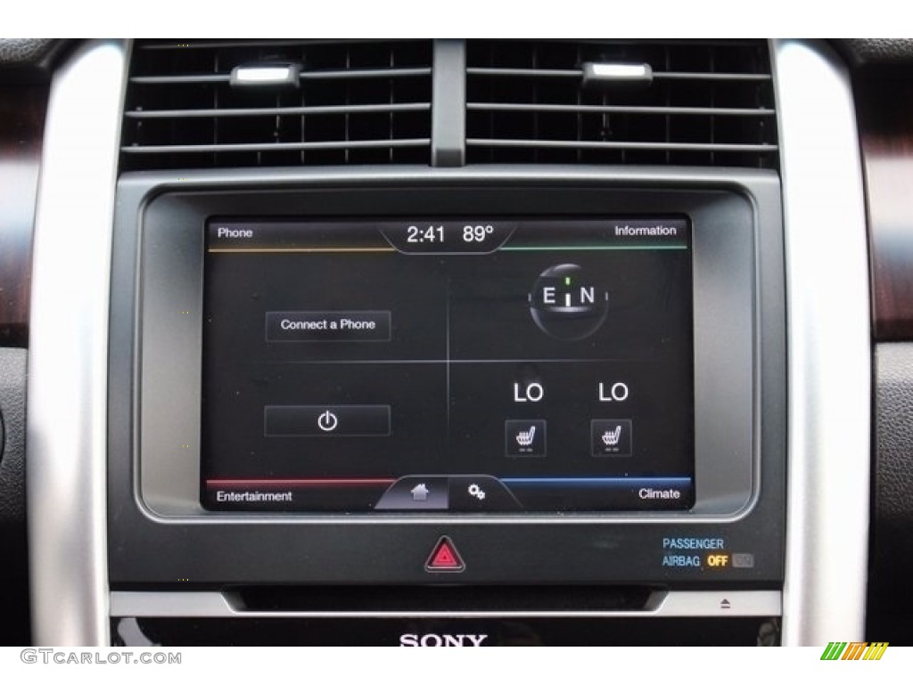 2012 Edge Limited - White Platinum Metallic Tri-Coat / Sienna photo #31