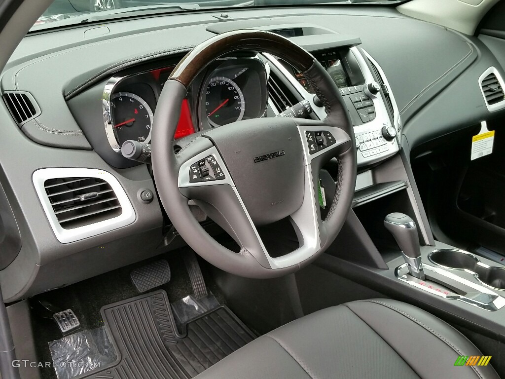 Jet Black Interior 2017 GMC Terrain Denali AWD Photo #115579790