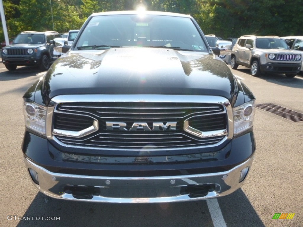 2017 1500 Limited Crew Cab 4x4 - Brilliant Black Crystal Pearl / Black photo #15