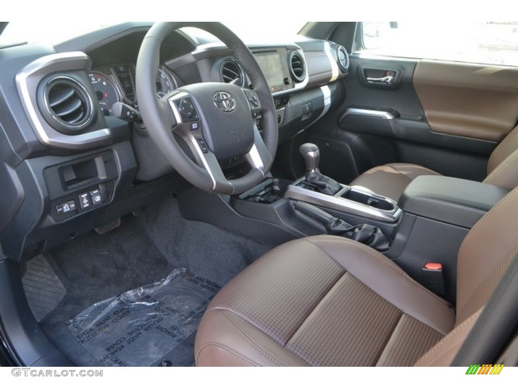 2017 Tacoma Limited Double Cab 4x4 - Black / Limited Hickory photo #5