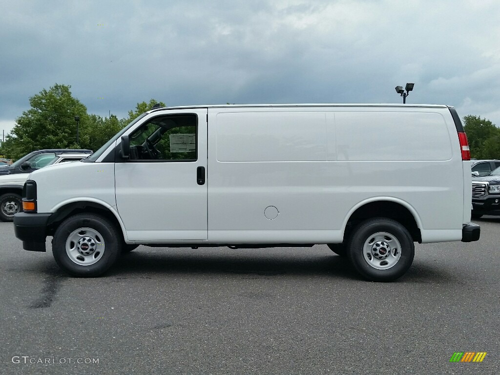 Summit White 2017 GMC Savana Van 2500 Cargo Exterior Photo #115581638