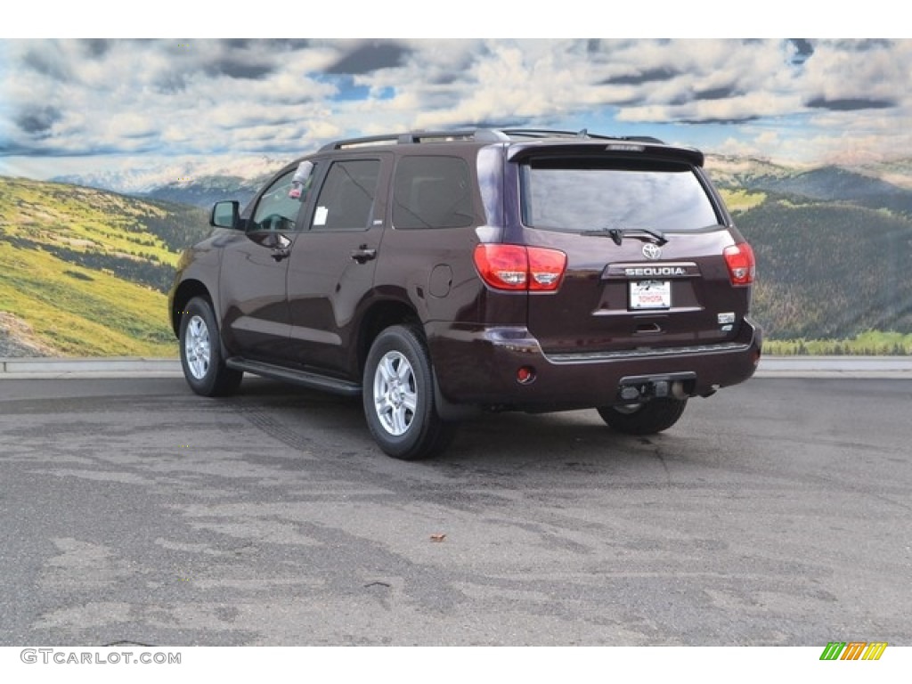 2016 Sequoia SR5 4x4 - Sizzling Crimson Mica / Gray photo #3