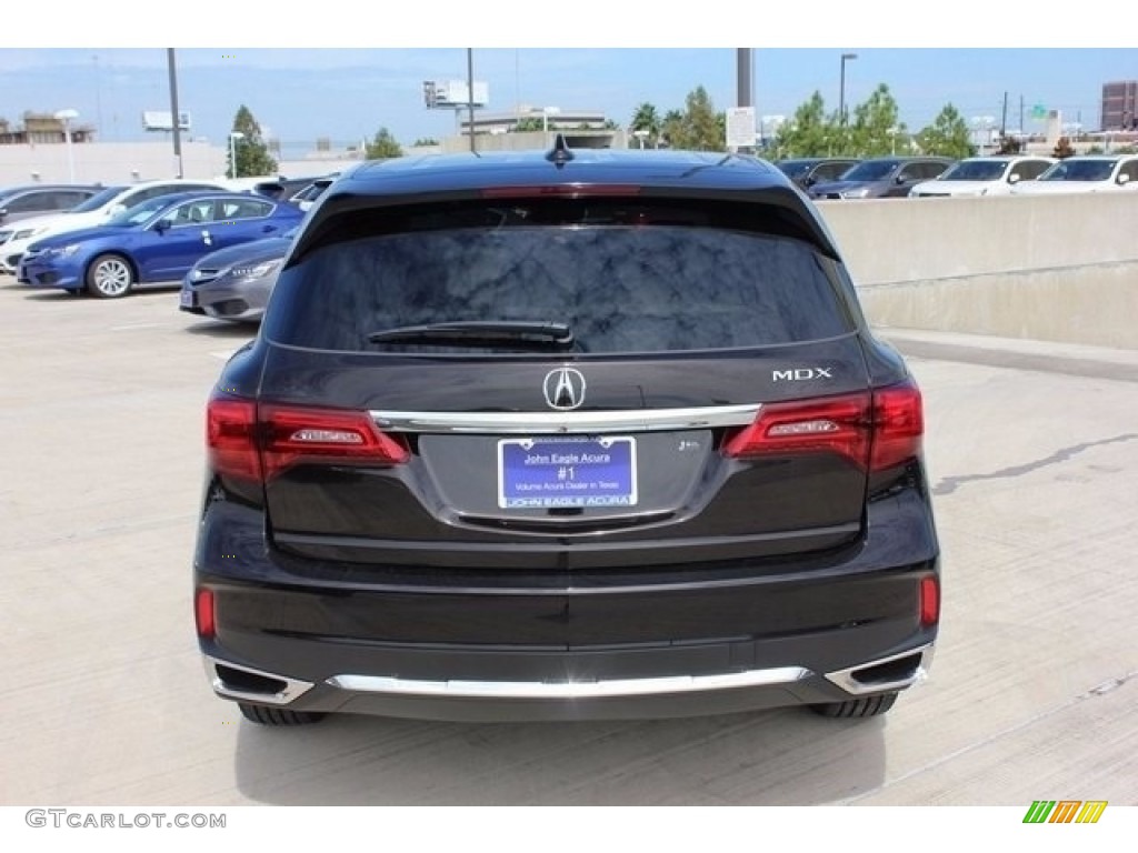 2017 MDX Technology - Crystal Black Pearl / Parchment photo #6
