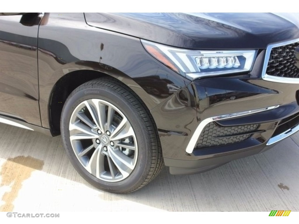 2017 MDX Technology - Crystal Black Pearl / Parchment photo #10
