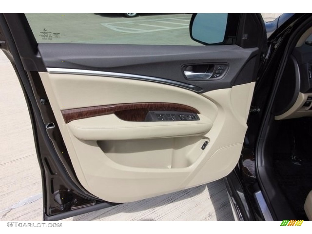 2017 MDX Technology - Crystal Black Pearl / Parchment photo #19