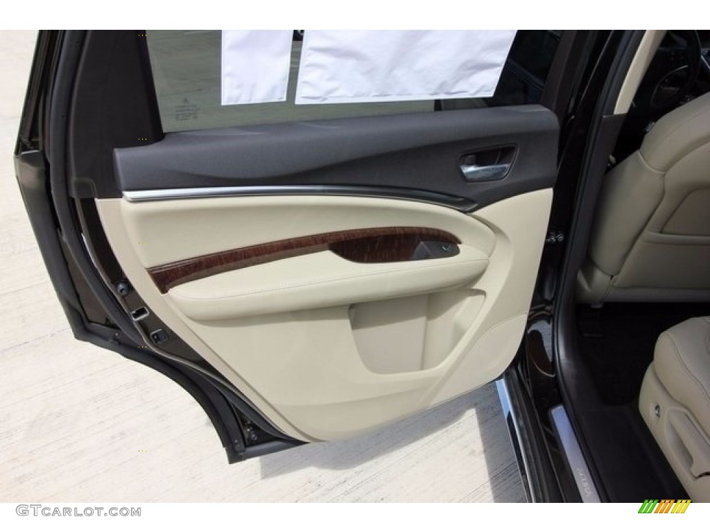 2017 MDX Technology - Crystal Black Pearl / Parchment photo #21