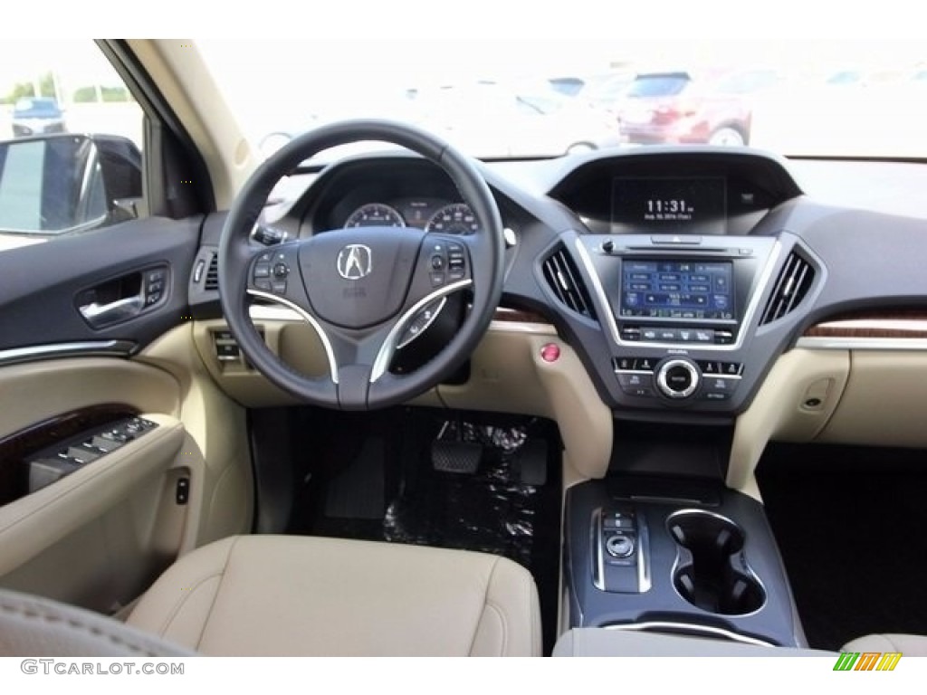 2017 MDX Technology - Crystal Black Pearl / Parchment photo #31