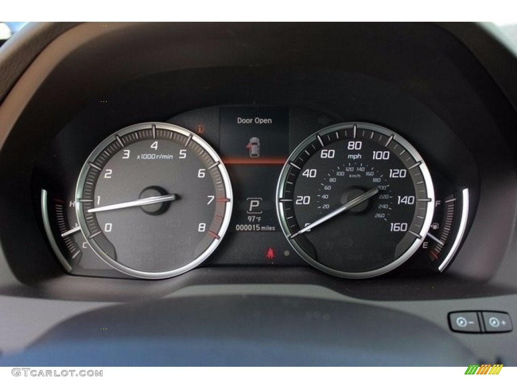 2017 MDX Technology - Crystal Black Pearl / Parchment photo #48