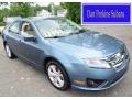 2012 Steel Blue Metallic Ford Fusion SE  photo #1