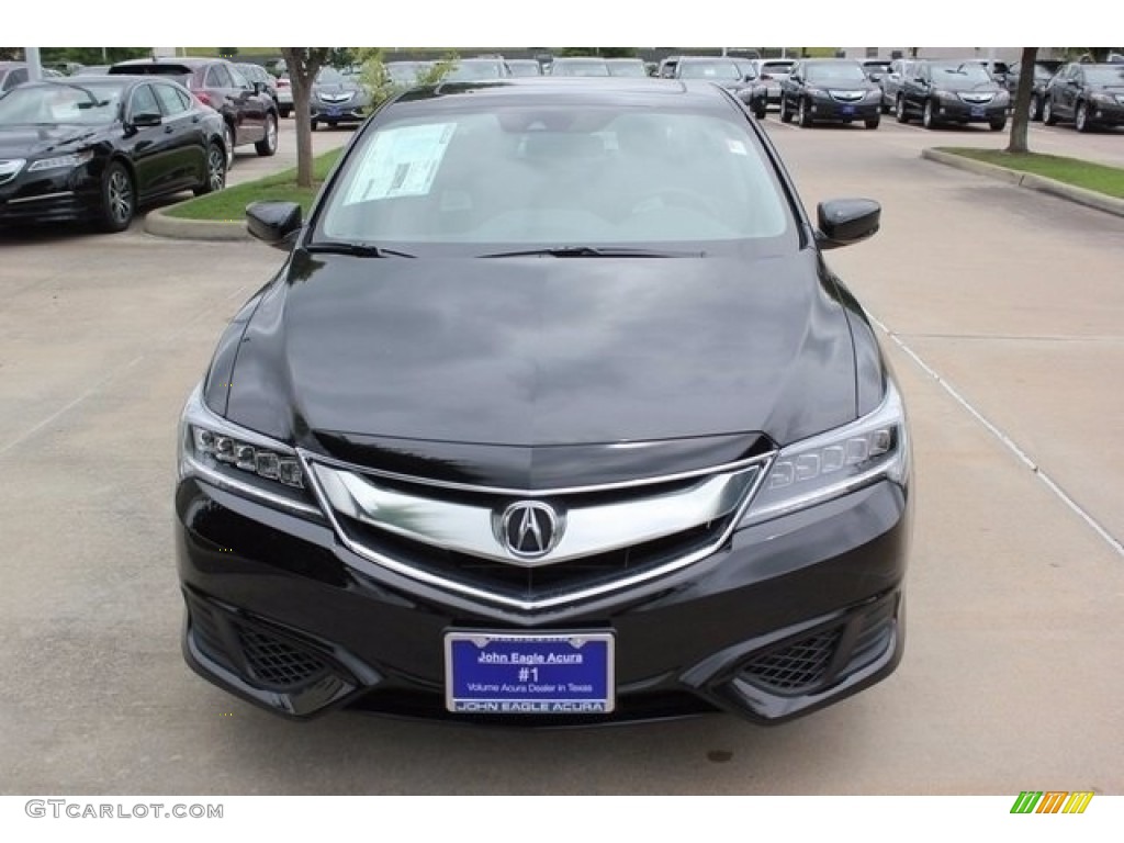 2017 ILX Technology Plus - Crystal Black Pearl / Ebony photo #2