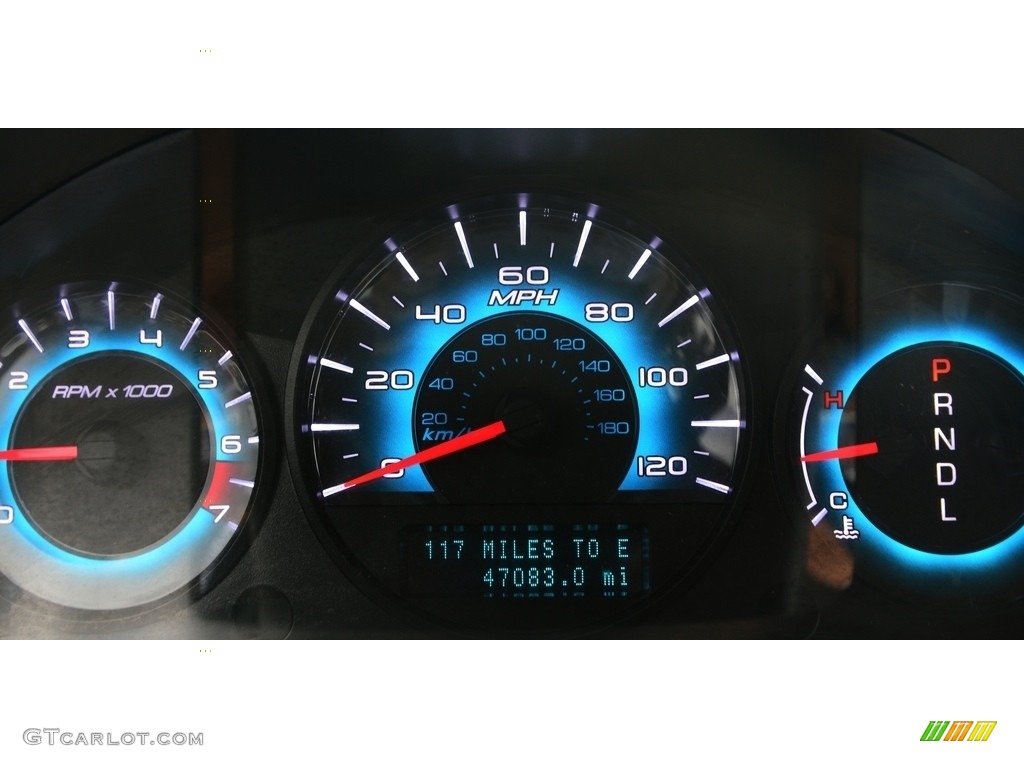 2012 Fusion SE - Steel Blue Metallic / Medium Light Stone photo #16