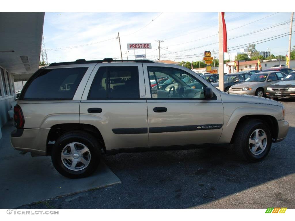 2004 TrailBlazer LS - Sandstone Metallic / Light Cashmere photo #4