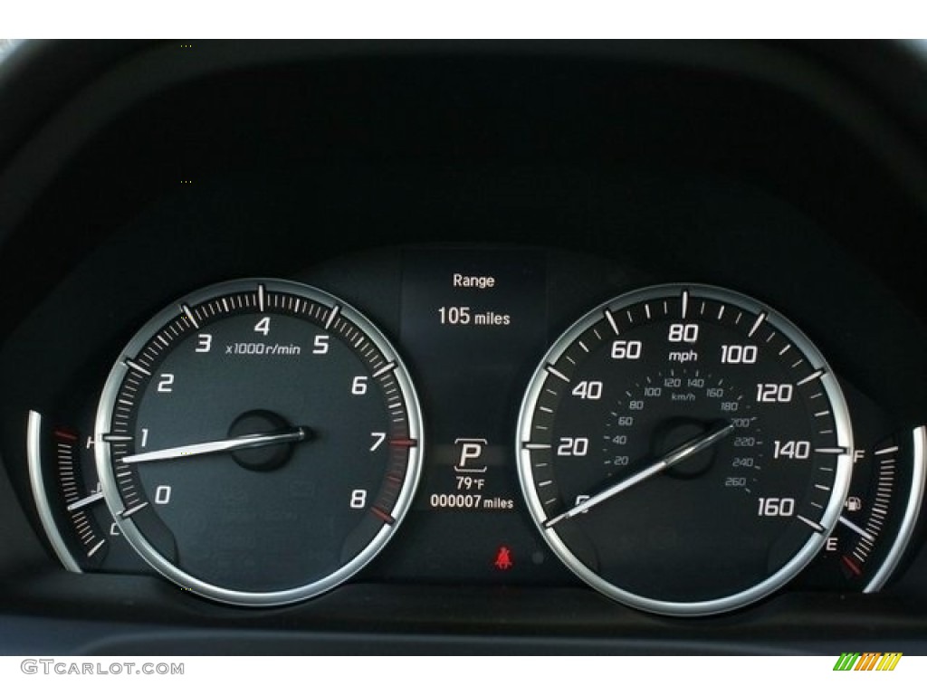 2017 Acura TLX V6 Technology Sedan Gauges Photo #115587941
