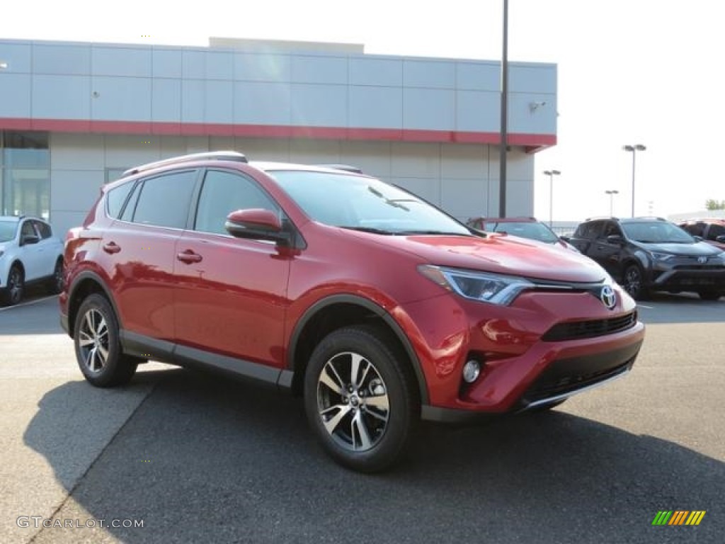 2016 RAV4 XLE - Barcelona Red Metallic / Ash photo #1