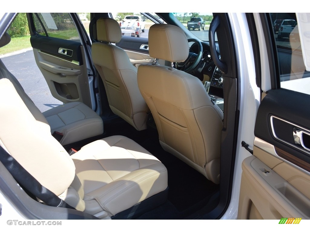 2017 Explorer Limited - White Platinum / Medium Light Camel photo #31