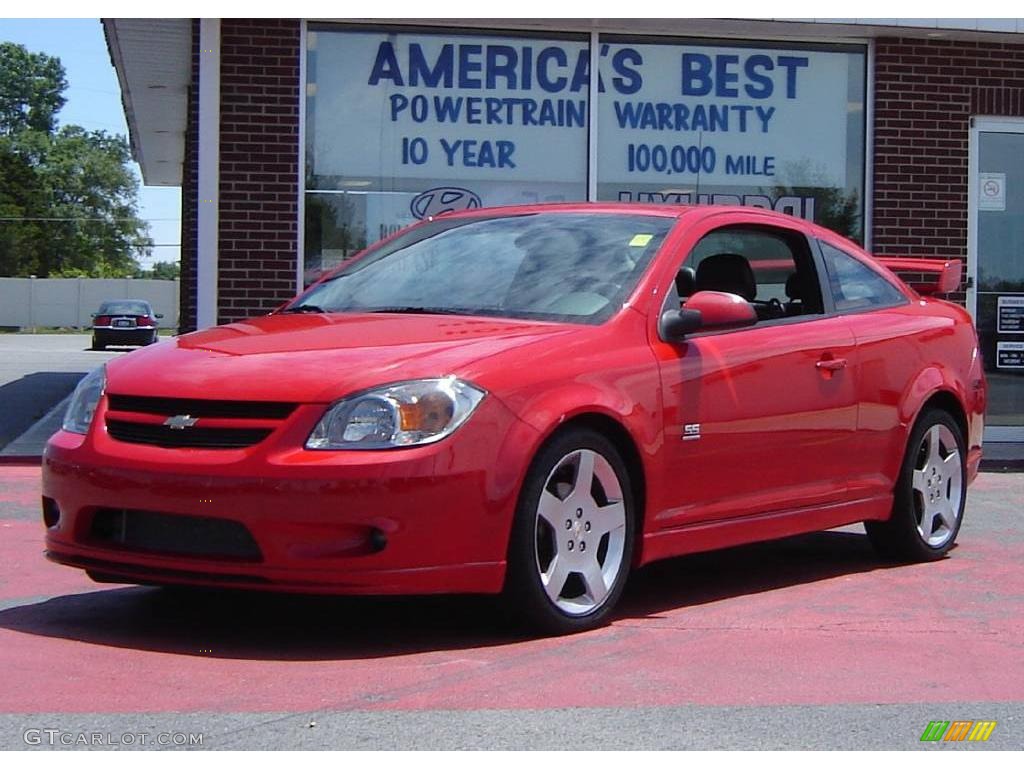 2005 Cobalt SS Supercharged Coupe - Victory Red / Ebony/Red photo #1