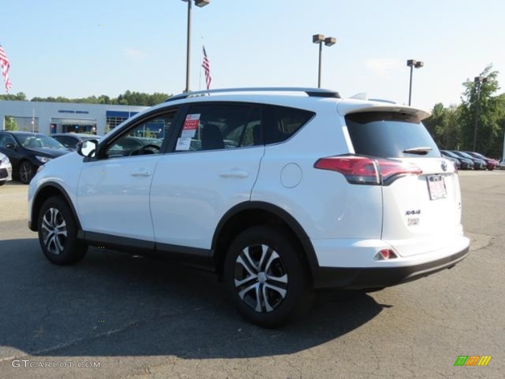 2016 RAV4 LE AWD - Super White / Black photo #24