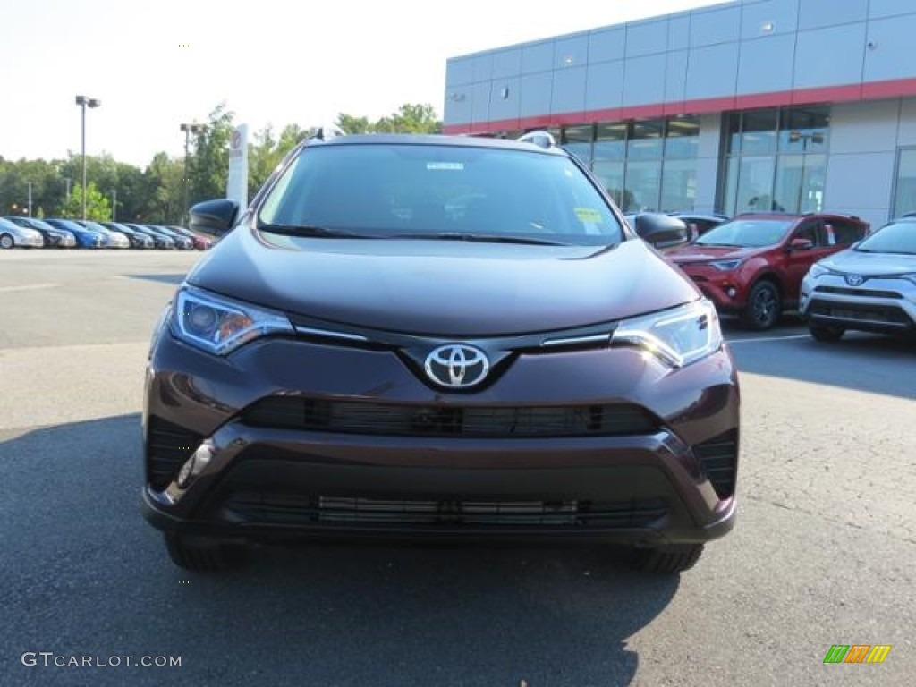 2016 RAV4 LE - Black Currant Metallic / Black photo #2