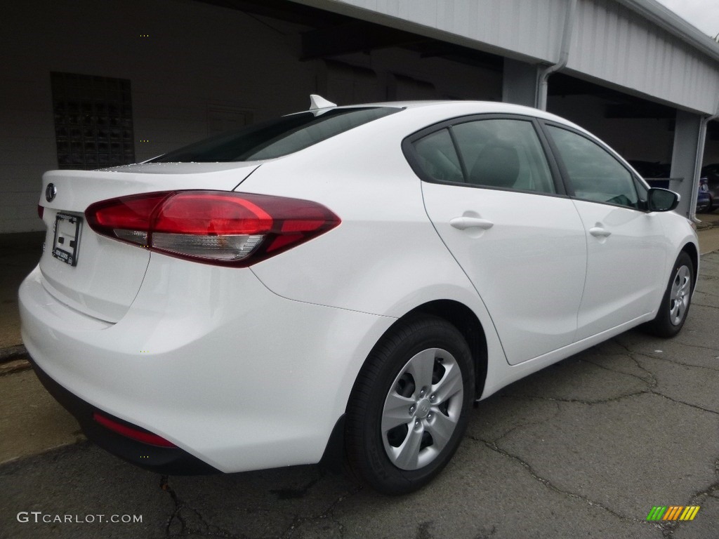 2017 Forte LX - Clear White / Black photo #3