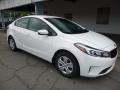 2017 Clear White Kia Forte LX  photo #9