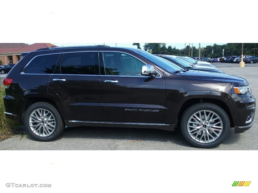 2017 Grand Cherokee Summit 4x4 - Luxury Brown Pearl / Dark Sienna Brown/Black photo #2