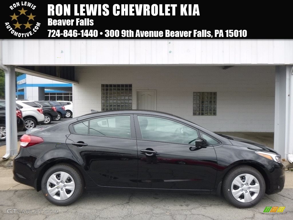 Aurora Black Kia Forte