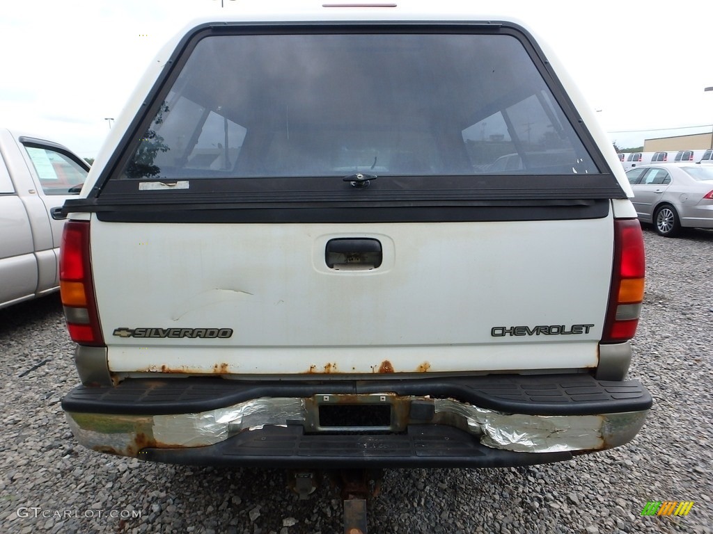 2002 Silverado 1500 LS Extended Cab 4x4 - Summit White / Graphite Gray photo #3