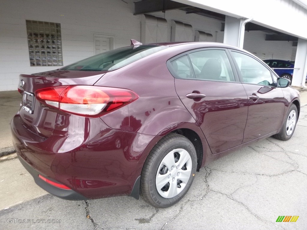 Garnet Red 2017 Kia Forte LX Exterior Photo #115592272