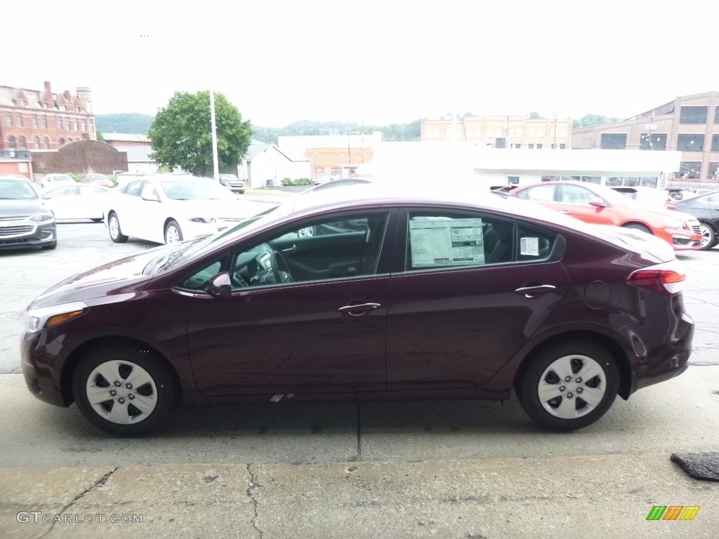 2017 Forte LX - Garnet Red / Black photo #6