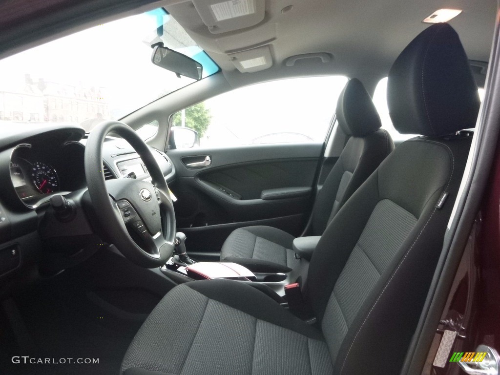 Black Interior 2017 Kia Forte LX Photo #115592458