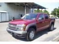 2006 Cherry Red Metallic Chevrolet Colorado LT Crew Cab  photo #3