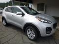 2017 Sparkling Silver Kia Sportage LX AWD  photo #9