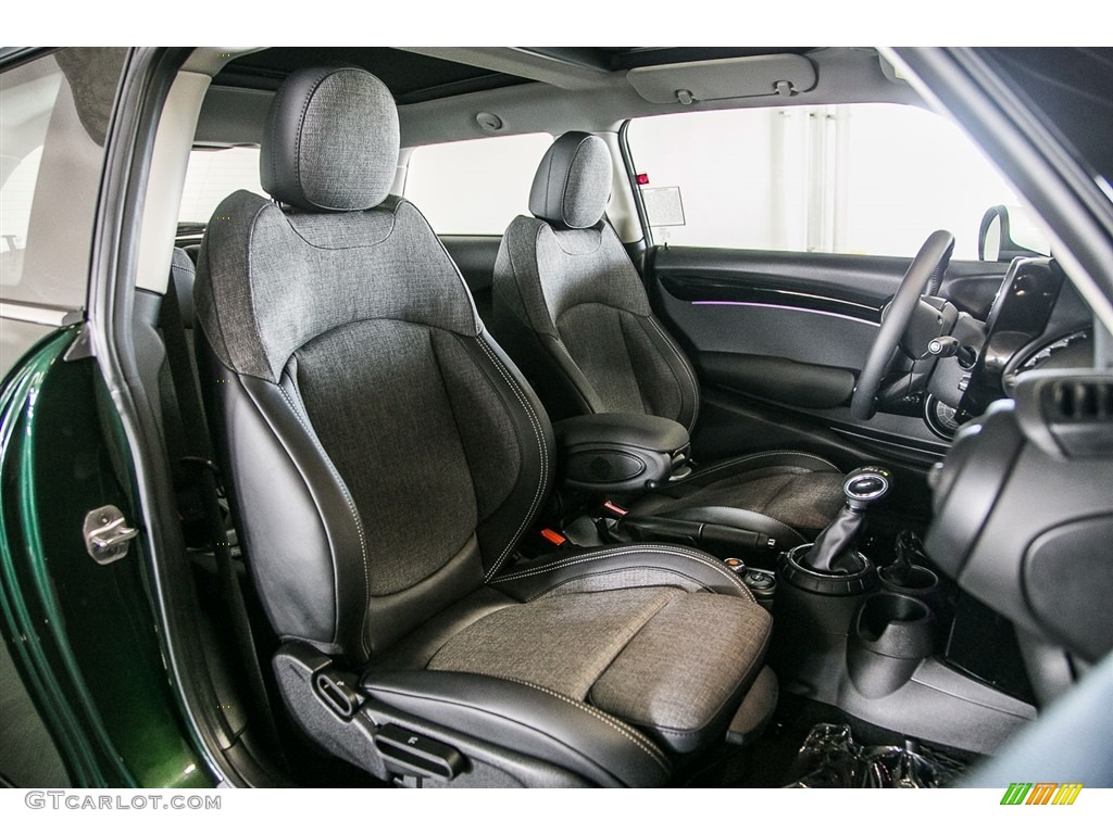 Black Pearl/Mottled Grey Cloth Interior 2017 Mini Hardtop Cooper S 2 Door Photo #115593409
