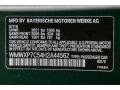 B22: British Racing Green II Metallic 2017 Mini Hardtop Cooper S 2 Door Color Code