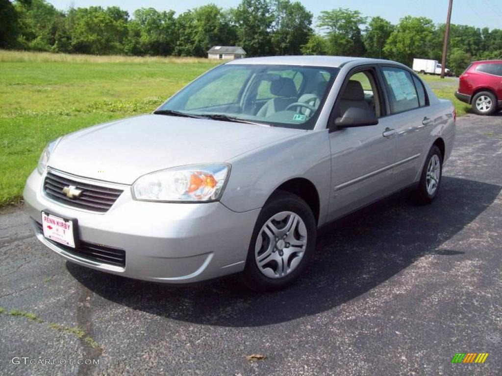 2006 Malibu LS Sedan - Silverstone Metallic / Titanium Gray photo #2