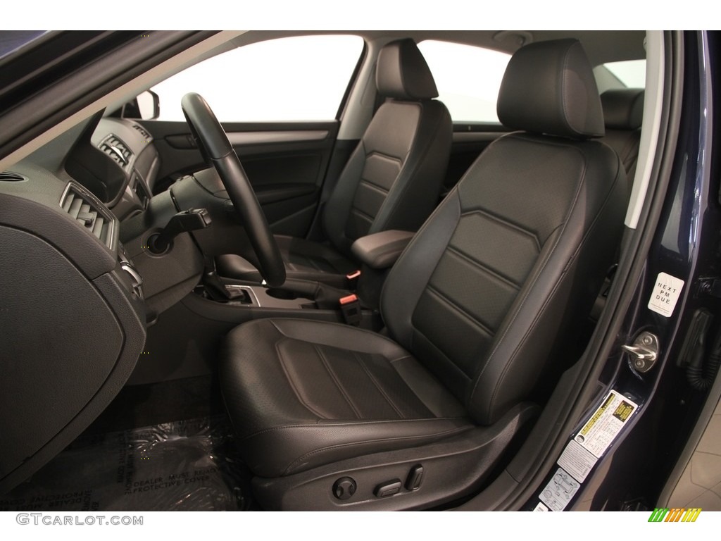 2015 Passat Wolfsburg Edition Sedan - Night Blue Metallic / Titan Black photo #5