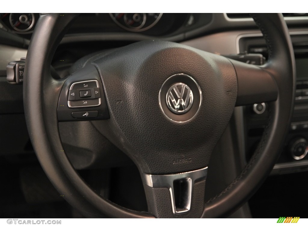 2015 Passat Wolfsburg Edition Sedan - Night Blue Metallic / Titan Black photo #6