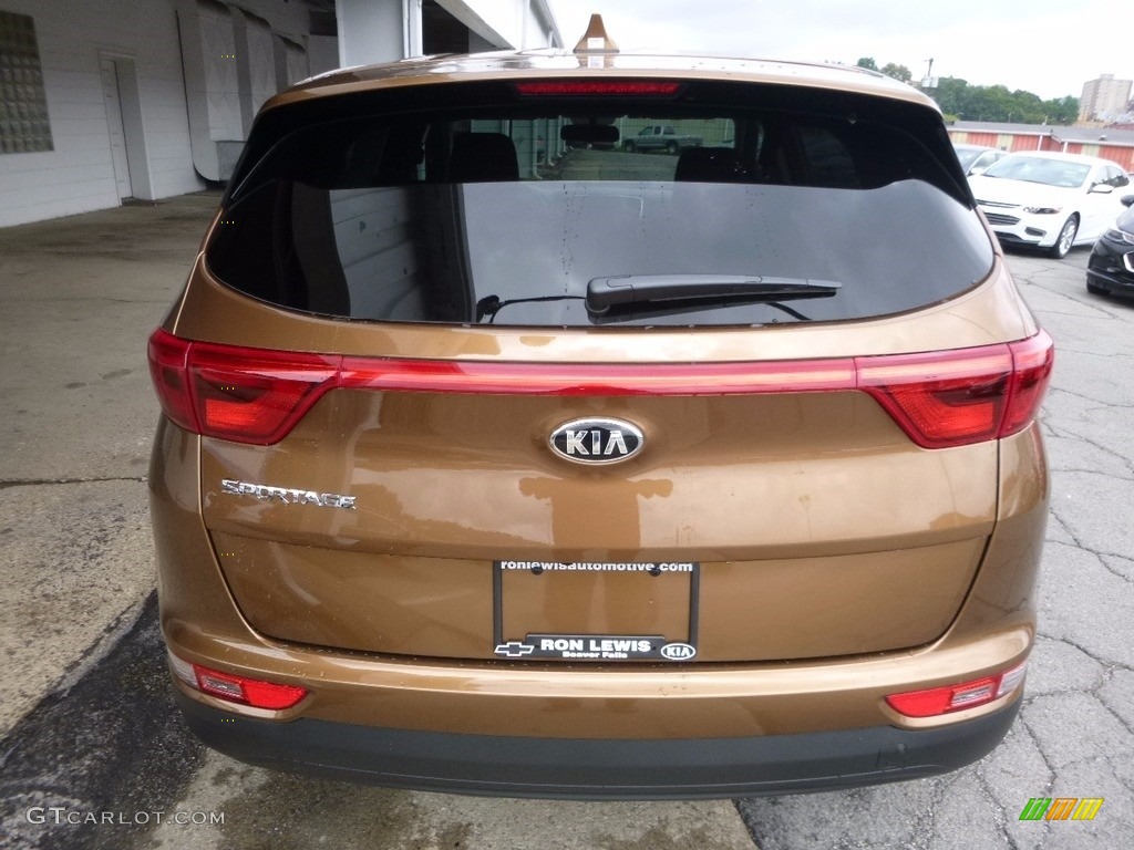 2017 Sportage LX AWD - Burnished Copper / Black photo #3