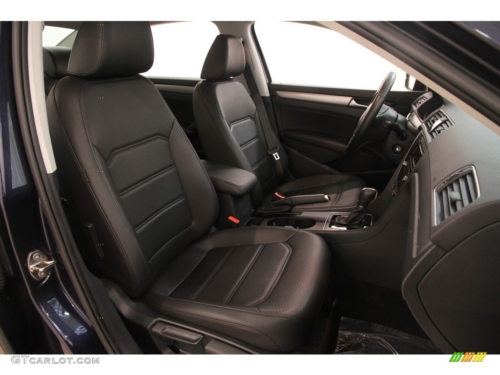 2015 Passat Wolfsburg Edition Sedan - Night Blue Metallic / Titan Black photo #12