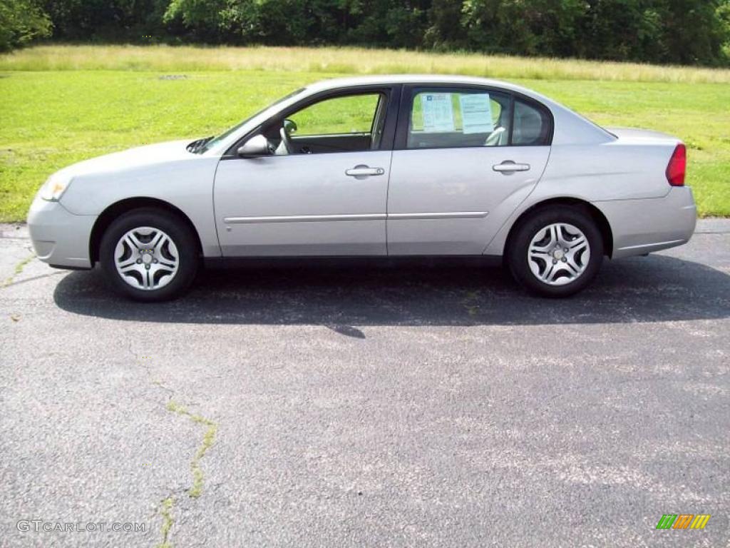 2006 Malibu LS Sedan - Silverstone Metallic / Titanium Gray photo #6