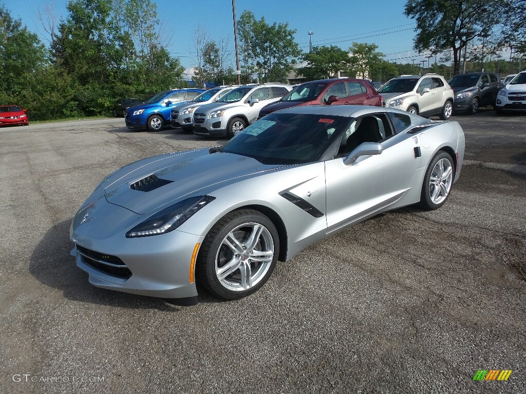 2017 Corvette Stingray Coupe - Blade Silver Metallic / Jet Black photo #1